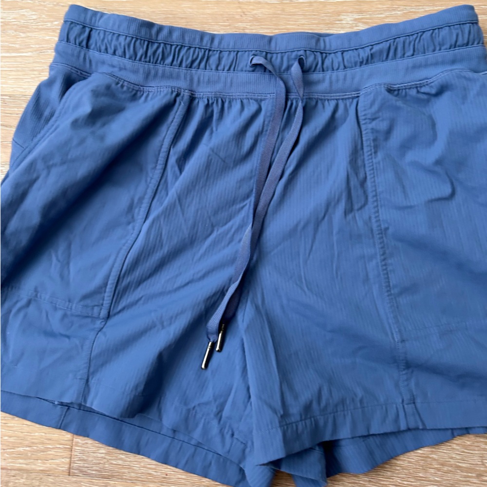 Lululemon dance studio shorts in oasis blue, size 10